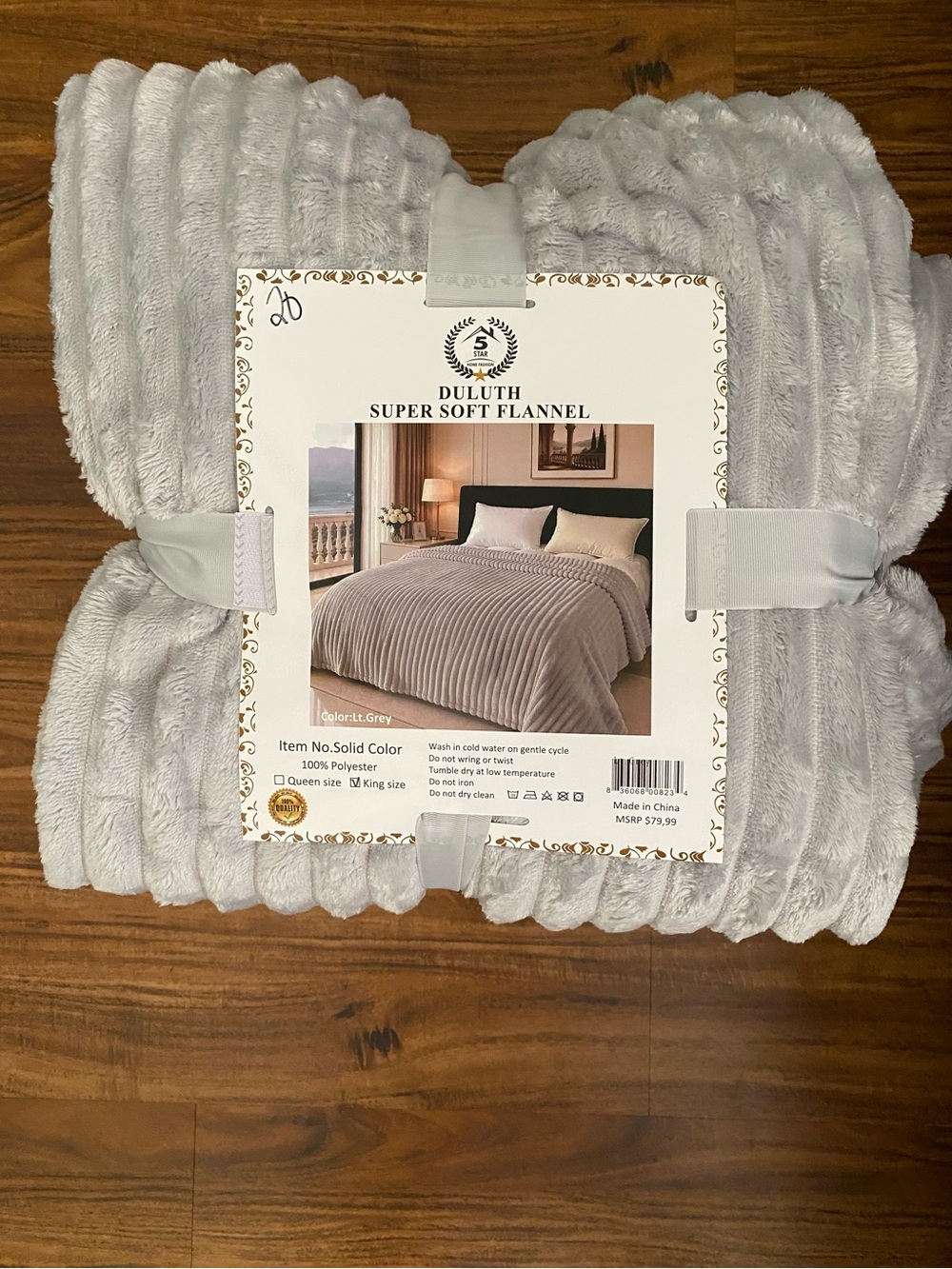 Duluth Super Soft King Flannel Blanket